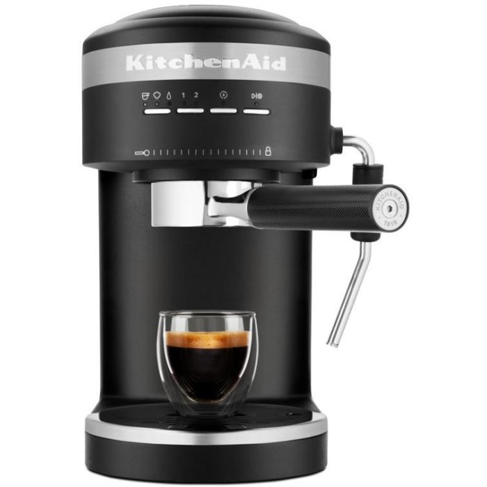 Ріжкова кавоварка еспресо KitchenAid 5KES6403EBM зображення 4