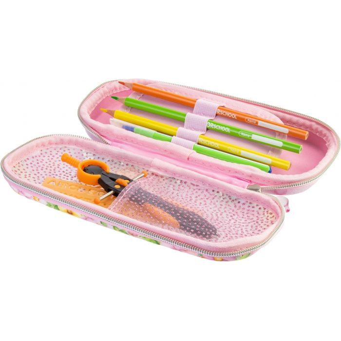 Пенал Cool For School с окошком 1 отделение с органайзером фиолетовый (QT-5751-Purple) изображение 2