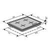 Варочна поверхня Ventolux HG640-TA3G CS (BK) зображення 7