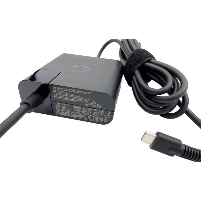 Блок живлення до ноутбуку HP 65W 20V, 3.25A + 15V, 4.33A + 12V, 5A + 9V, 3A + 5V, 3A, USB type-C (TPN-CA06 / A40369) зображення 2