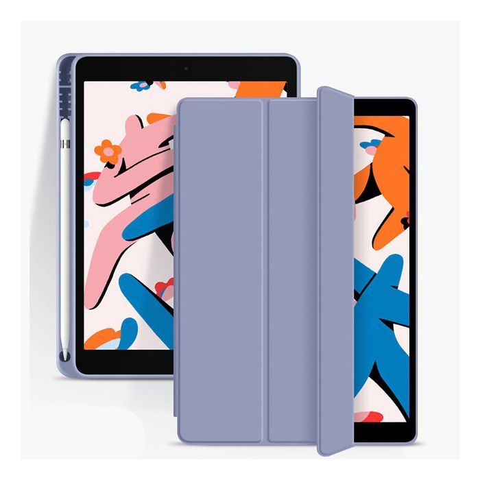 Чохол до планшета BeCover Tri Fold Soft TPU mount Apple Pencil Apple iPad Air 5 (2022) 10.9" Purple (708455) зображення 2