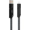 Дата кабель USB-C to USB-C + Lightning + USB-A 1.5m Black Proda (PD-B96th-BK) изображение 2