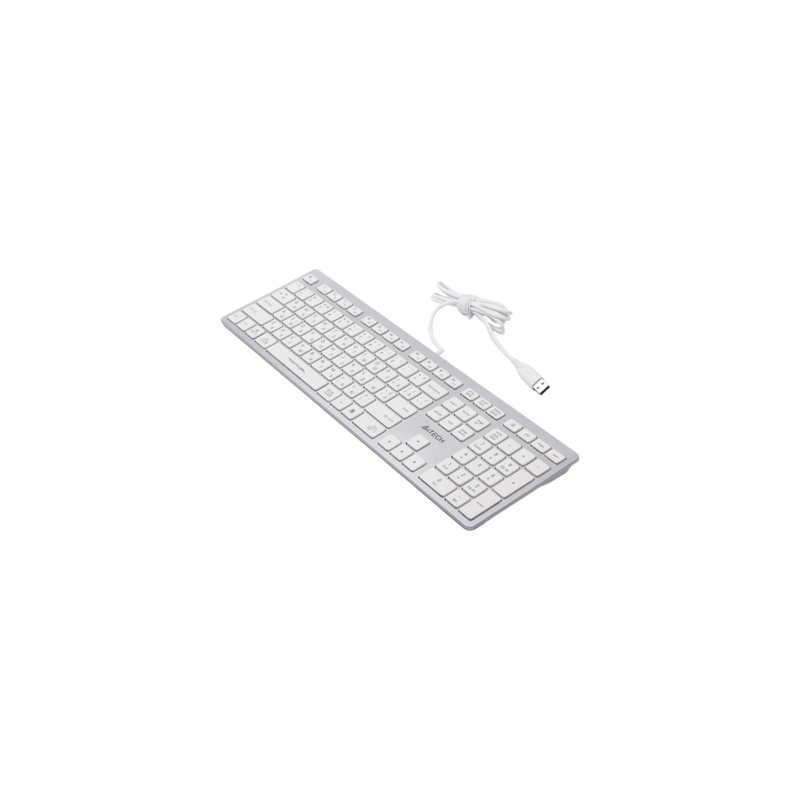 Клавіатура A4Tech FX50 USB White зображення 3