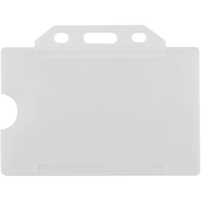 Бейдж Optima горизонтальный PP+PVC, 85х54 мм (O45621)
