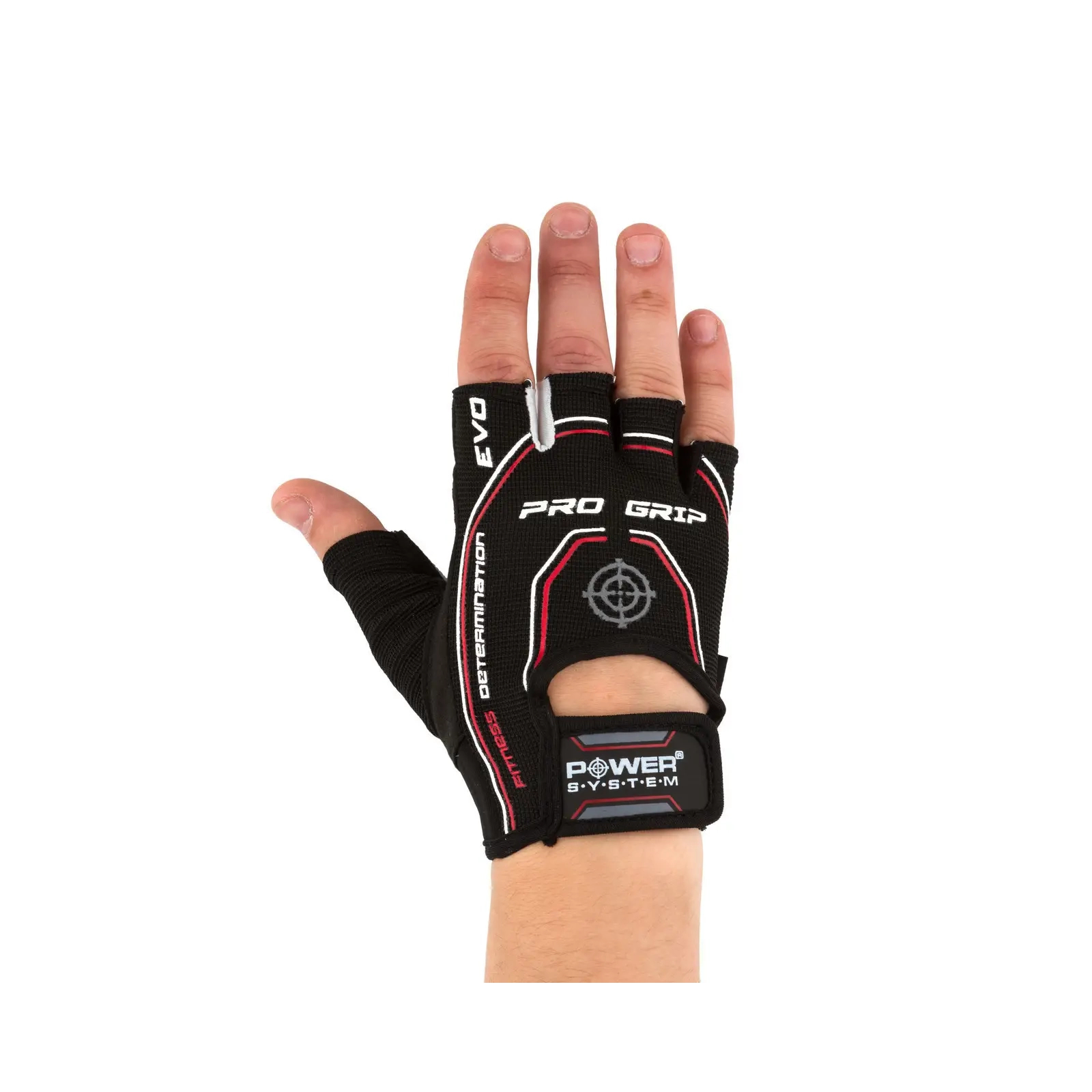 Перчатки для фитнеса Power System Pro Grip EVO PS-2250E Black L (PS_2250E_L_Black) изображение 4