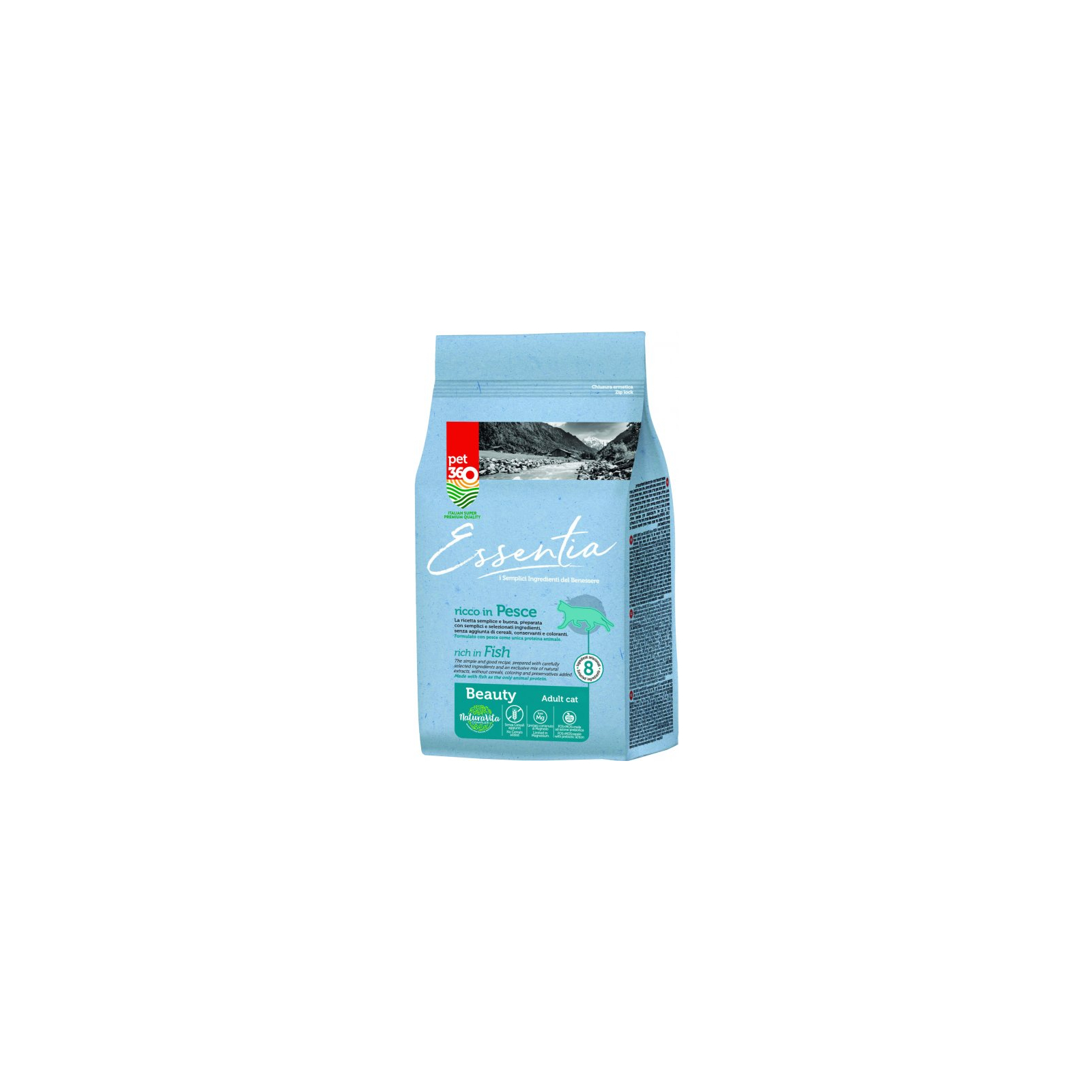 Сухий корм для кішок Essentia Adult Grain Free Beauty з рибою 1.5 кг (8014556129650)