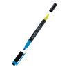 Маркер Axent Highlighter Dual 2-4 мм клиновидный голубой+желтый (2534-02-A)