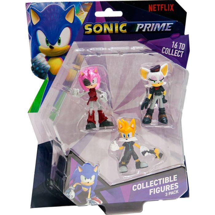 Фигурка Sonic Prime набор – Ребел Руж, Тейлз, Расти Роуз (SON2020C) изображение 2