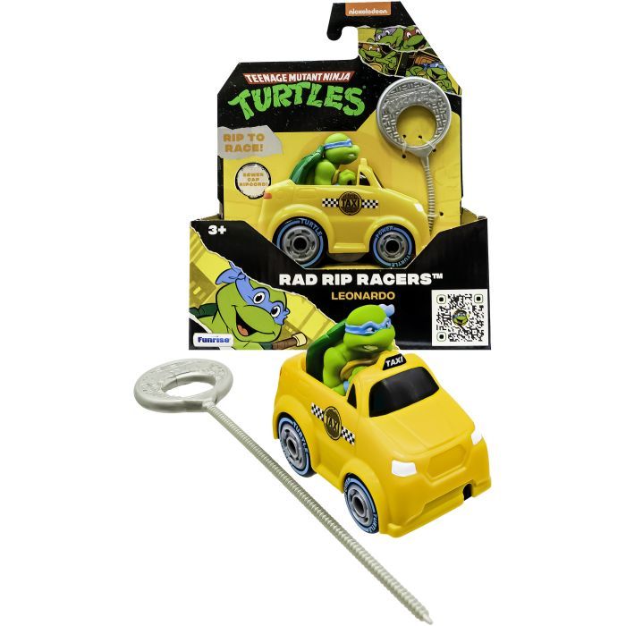 Игровой набор Funrise TMNT Черепашки-ниндзя классические Гонщик с лаунчером Леонардо (71017) изображение 3