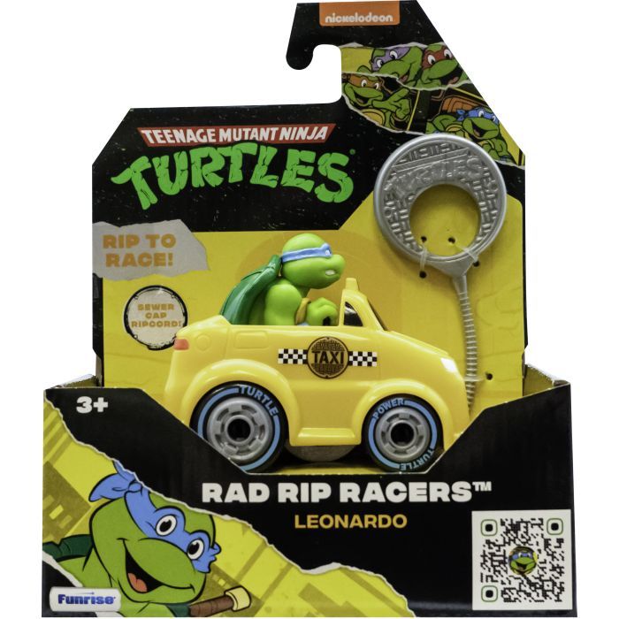 Игровой набор Funrise TMNT Черепашки-ниндзя классические Гонщик с лаунчером Леонардо (71017) изображение 4