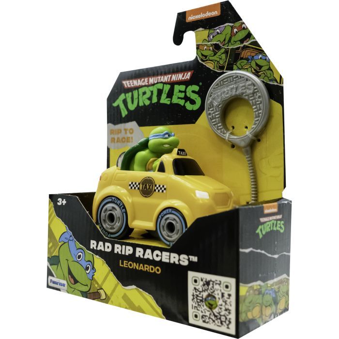 Игровой набор Funrise TMNT Черепашки-ниндзя классические Гонщик с лаунчером Леонардо (71017) изображение 7