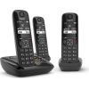 Телефон DECT Gigaset AS690 AM TRIO Black (L36852H2836S311)