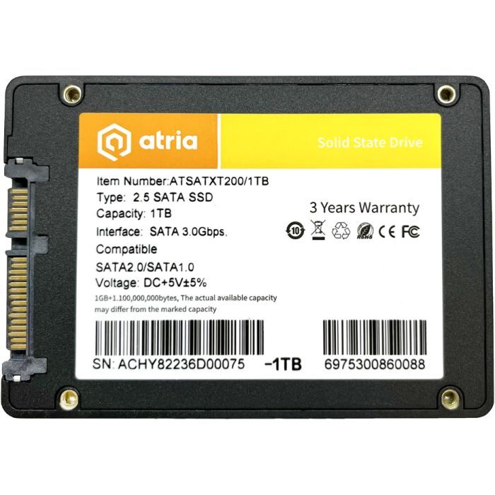 Накопитель SSD 2.5" 256GB XT200 ATRIA (ATSATXT200/256) изображение 2