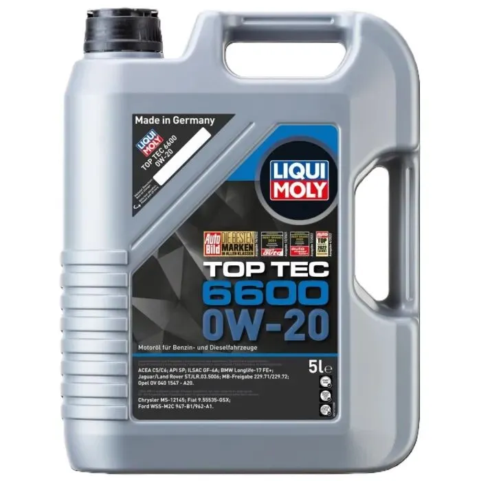 Моторное масло Liqui Moly Top Tec 6600 0W-20 5л. (21411)