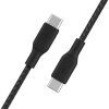 Дата кабель USB-C to USB-C 2.0m 100W black Belkin (CAB014BT2MBK) изображение 4