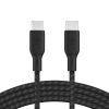 Дата кабель USB-C to USB-C 2.0m 100W black Belkin (CAB014BT2MBK)