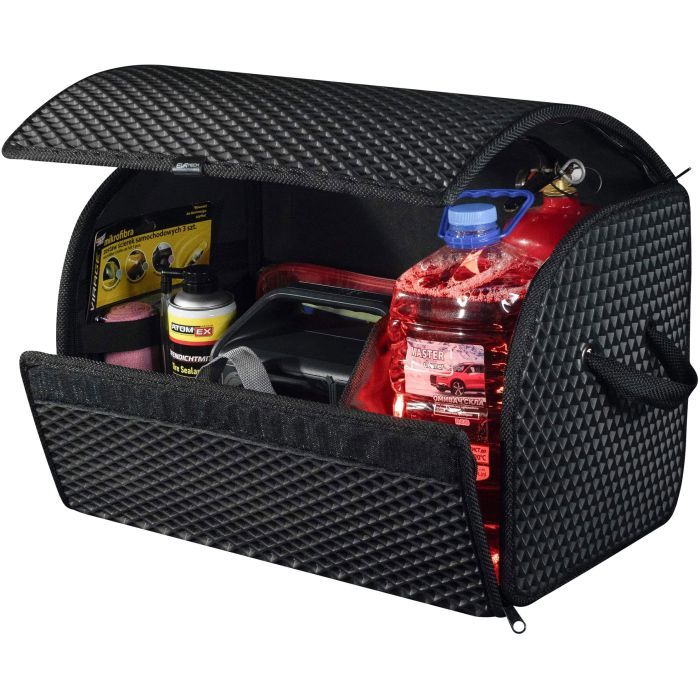 Сумка-органайзер EVAtech M-PRO 32x50x30 см. Ромб черный с черным кантом (BS13642OM3RBB) изображение 4