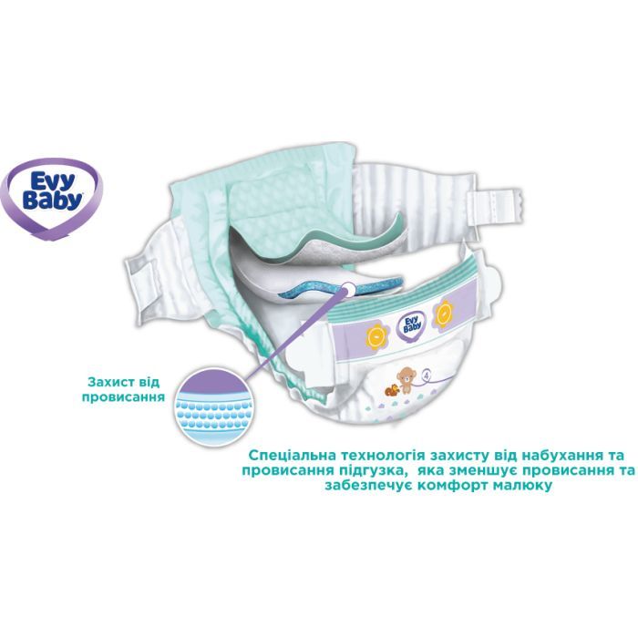 Подгузники Evy Baby XL Twin (16+ кг) 28 шт (8683881000233) изображение 5