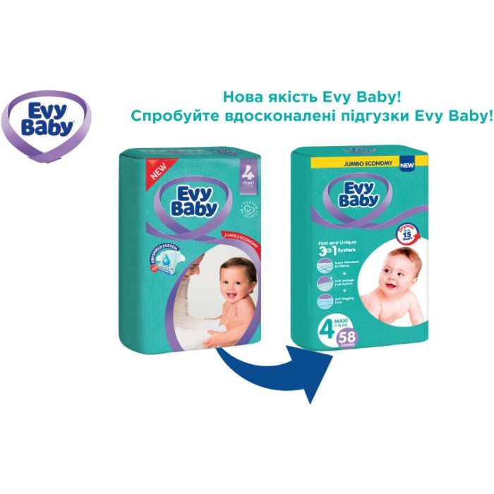 Подгузники Evy Baby XL Twin (16+ кг) 28 шт (8683881000233) изображение 8