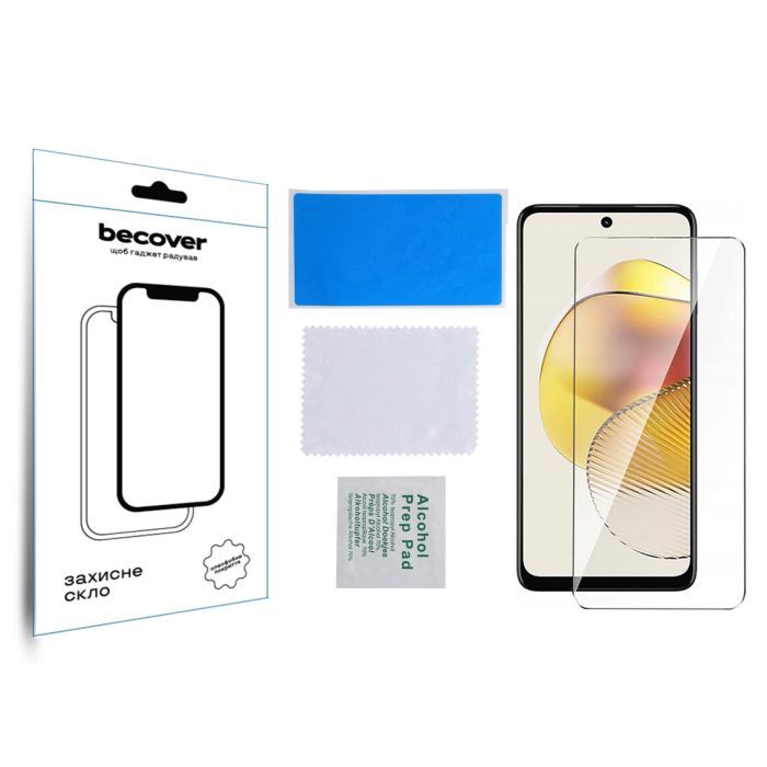 Скло захисне BeCover Motorola Moto G73 3D Crystal Clear Glass (709738) зображення 3