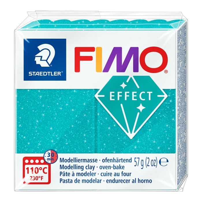 Пластика Fimo Effect, Бірюзова галактика, 57 г (4007817096512)