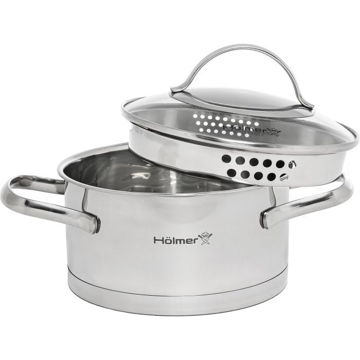 Кастрюля Hölmer Aurora з кришкою 1,9 л (CR-17519-SSD Aurora) изображение 2