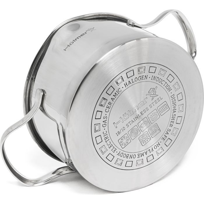 Кастрюля Hölmer Aurora з кришкою 1,9 л (CR-17519-SSD Aurora) изображение 5