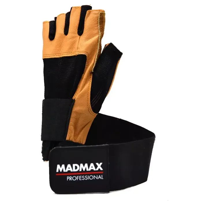 Рукавички для фітнесу MadMax MFG-269 Professional Brown S (MFG-269-Brown_S) зображення 2