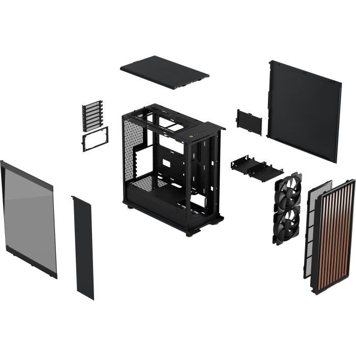 Корпус Fractal Design North Charcoal Black TG Dark (FD-C-NOR1C-02) изображение 12