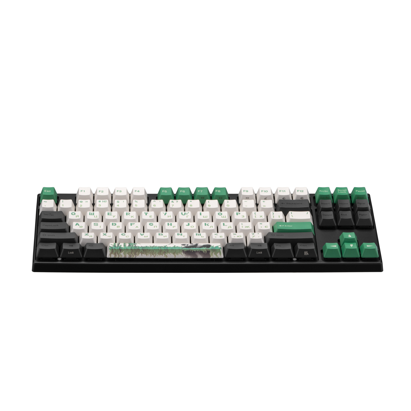 Клавіатура Varmilo VEM87 Panda R2 87Key EC V2 Daisy USB UA White LED Green (A33A029A8A3A17A026) зображення 4