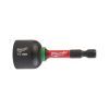 Головка магнитная Milwaukee 1/4", шестигранная, 17 мм Shockwave, ударопрочная (4932492444)