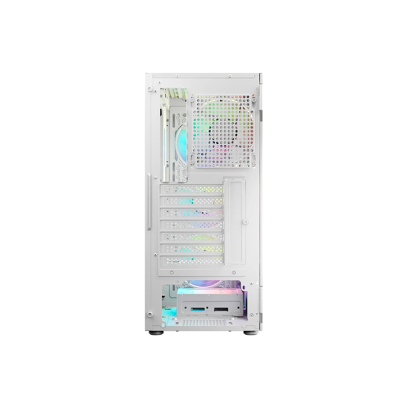 Корпус Logic concept PORTOS MESH+GLASS ARGB fans 3x120mm WHITE (AM-PORTOS-20-0000000-0002) изображение 10