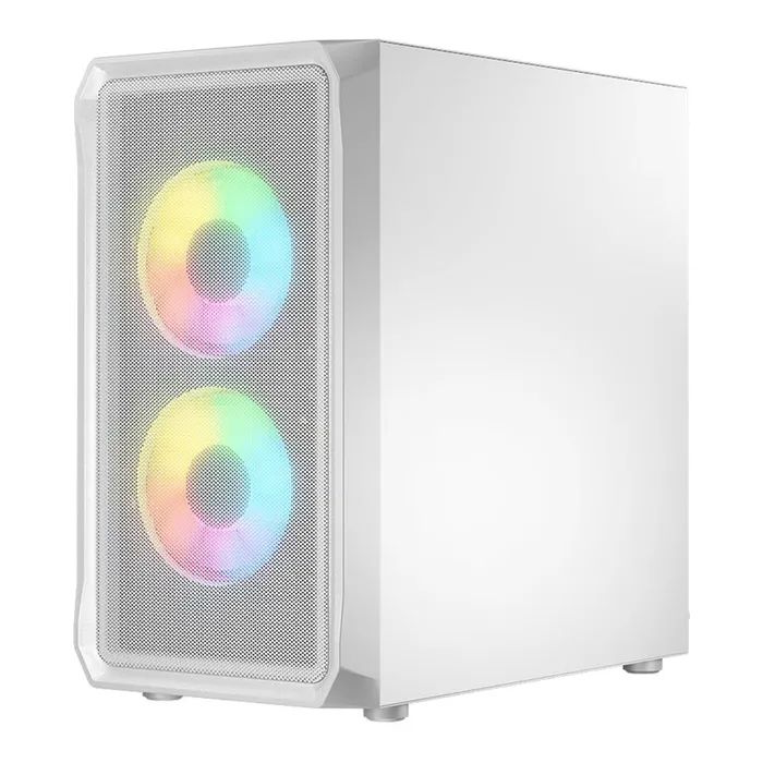 Корпус Logic concept PORTOS MESH+GLASS ARGB fans 3x120mm WHITE (AM-PORTOS-20-0000000-0002) изображение 2
