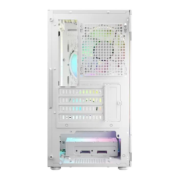 Корпус Logic concept PORTOS MESH+GLASS ARGB fans 3x120mm WHITE (AM-PORTOS-20-0000000-0002) изображение 5