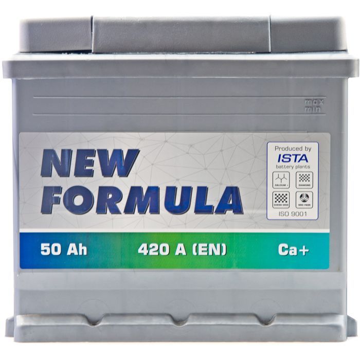 Аккумулятор автомобильный NEW FORMULA 50Ah Ев (-/+) 420EN (5502204209) изображение 3