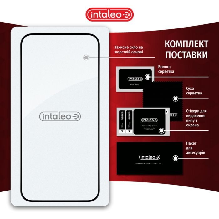 Стекло защитное Intaleo Full Glue Apple iPhone 15 Pro (1283126575440) изображение 8