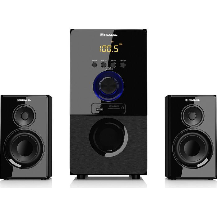Акустическая система REAL-EL M-555 Black (EL121300013) изображение 2