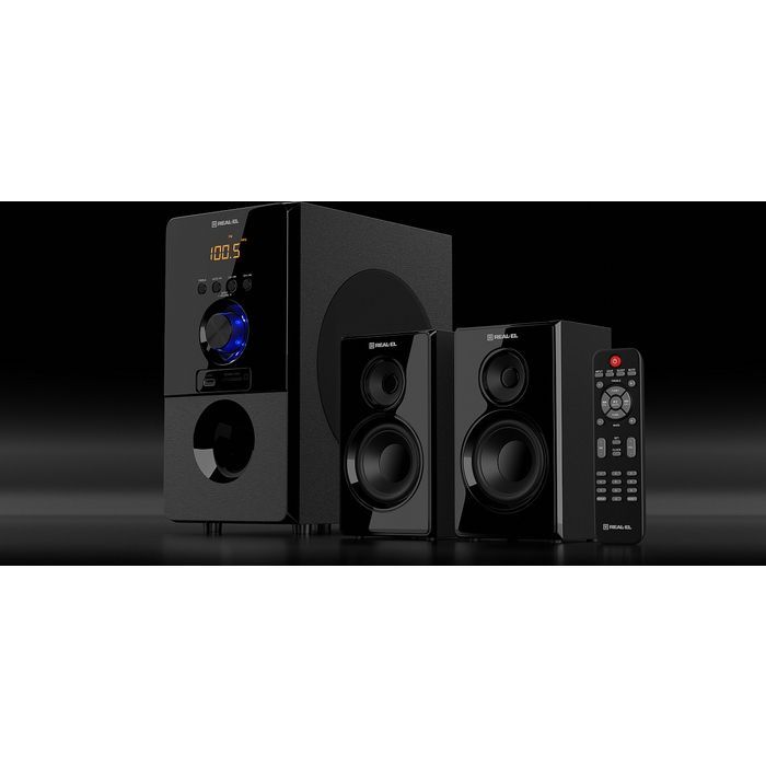 Акустическая система REAL-EL M-555 Black (EL121300013) изображение 5