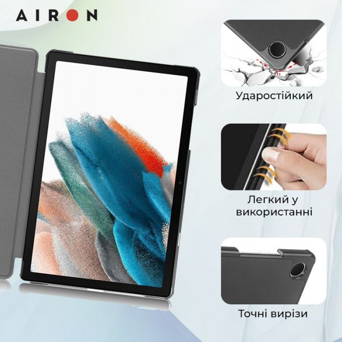 Чехол для планшета AirOn Premium Samsung Galaxy Tab A9 8.7'' 2023 + Film (4822352781103) изображение 10