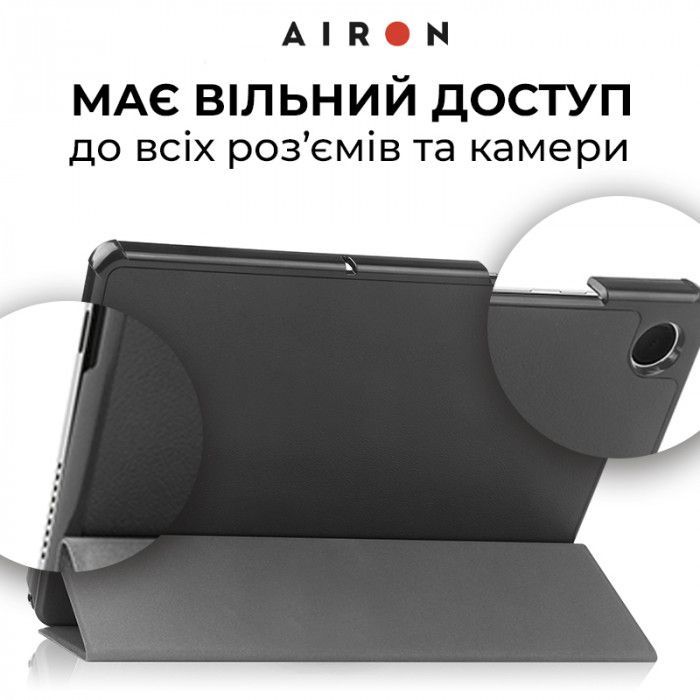 Чехол для планшета AirOn Premium Samsung Galaxy Tab A9 8.7'' 2023 + Film (4822352781103) изображение 8