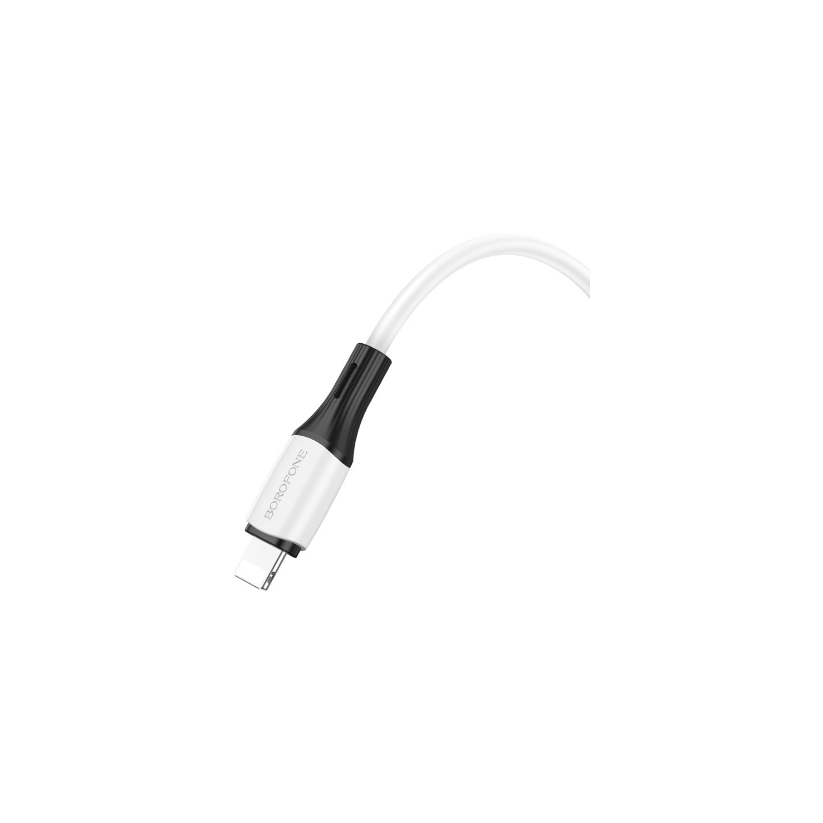 Дата кабель USB 2.0 AM to Lightning 1.0m 3A White BOROFONE (BX79LW) зображення 2