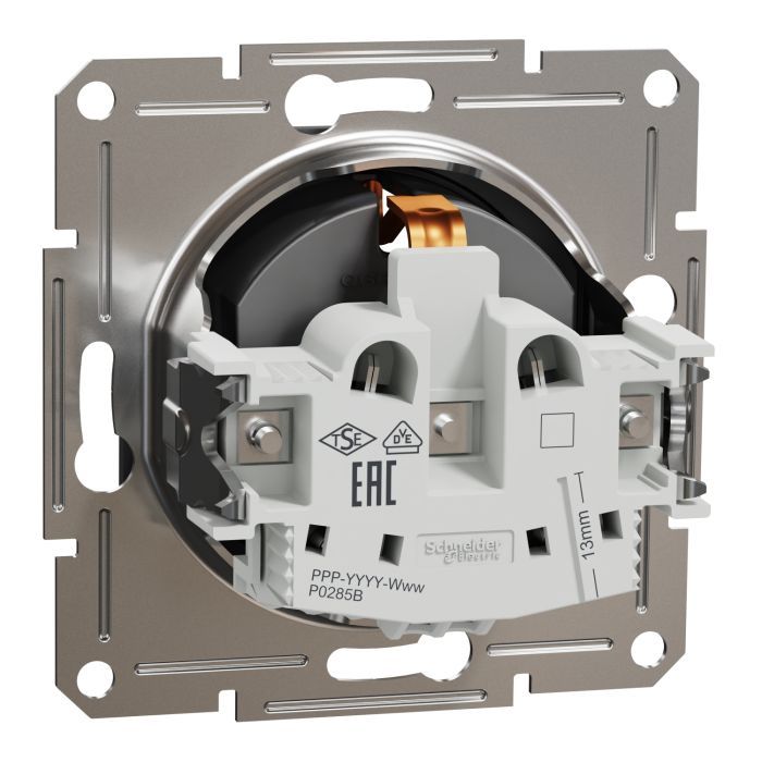 Розетка Schneider Electric ASFORA сталь (EPH2900162) изображение 7