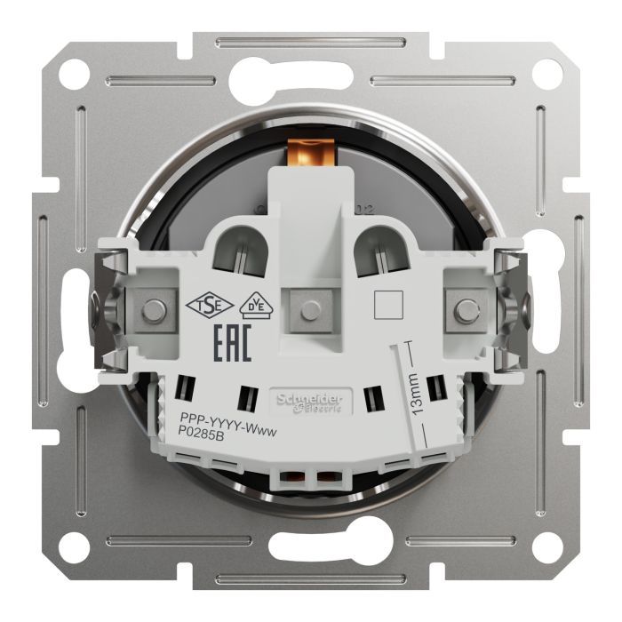 Розетка Schneider Electric ASFORA сталь (EPH2900162) изображение 8