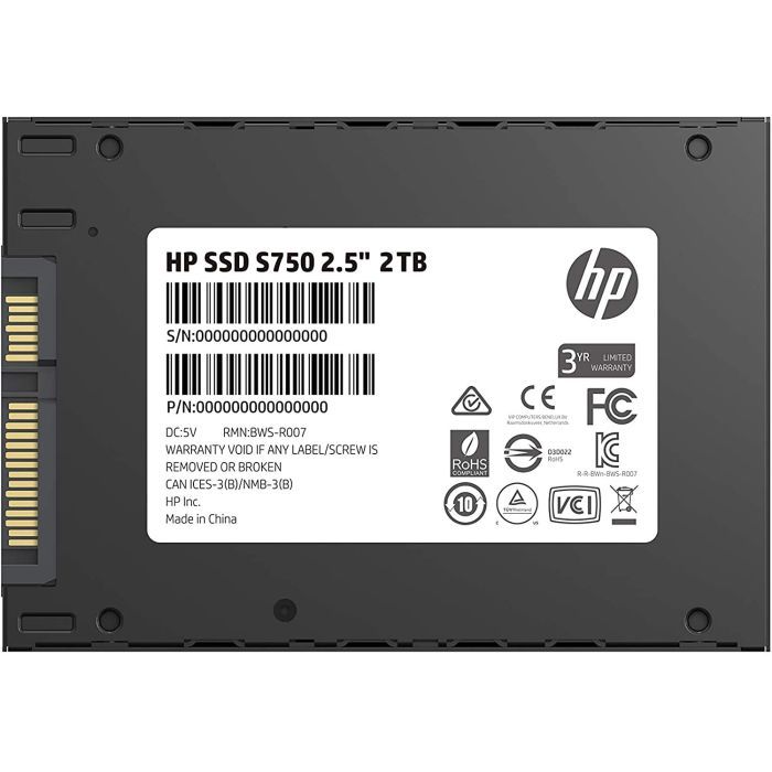 Накопитель SSD 2.5" 1TB S750 HP (16L54AA) изображение 4