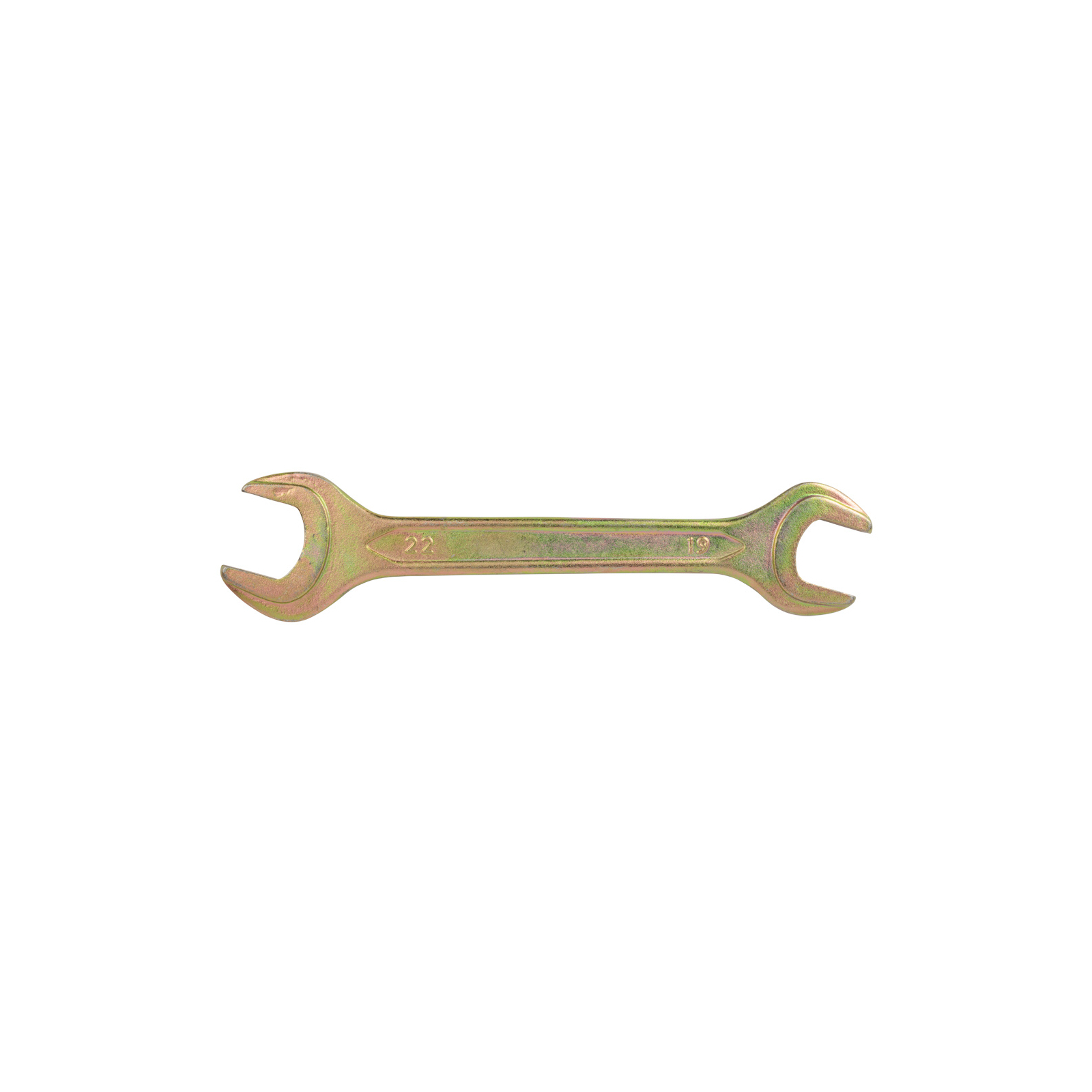 Ключ Sigma ріжковий 8x10мм жовтий цинк (6025101)