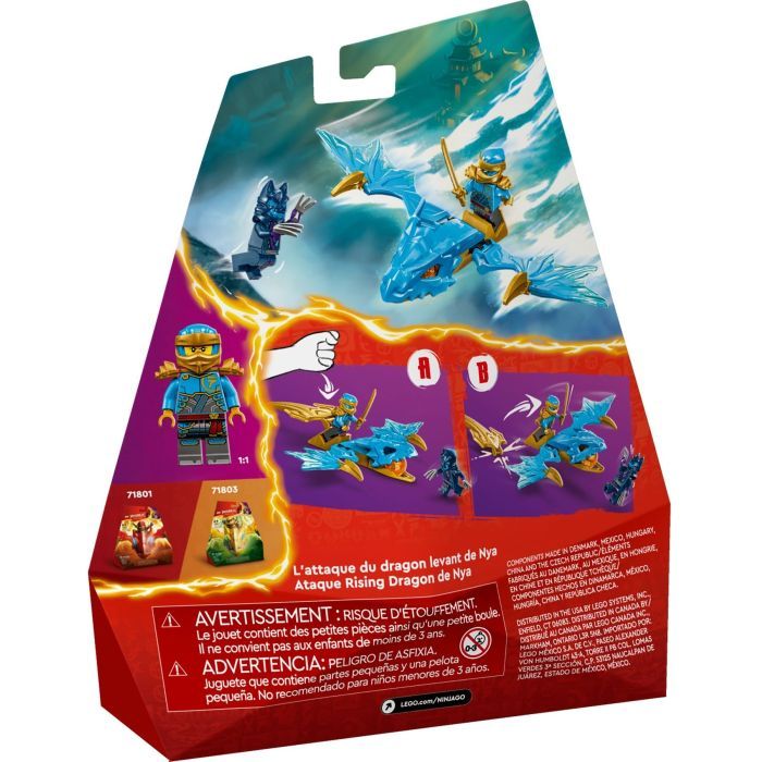 Конструктор LEGO NINJAGO Атака восставшего дракона Нии 26 деталей (71802) изображение 4