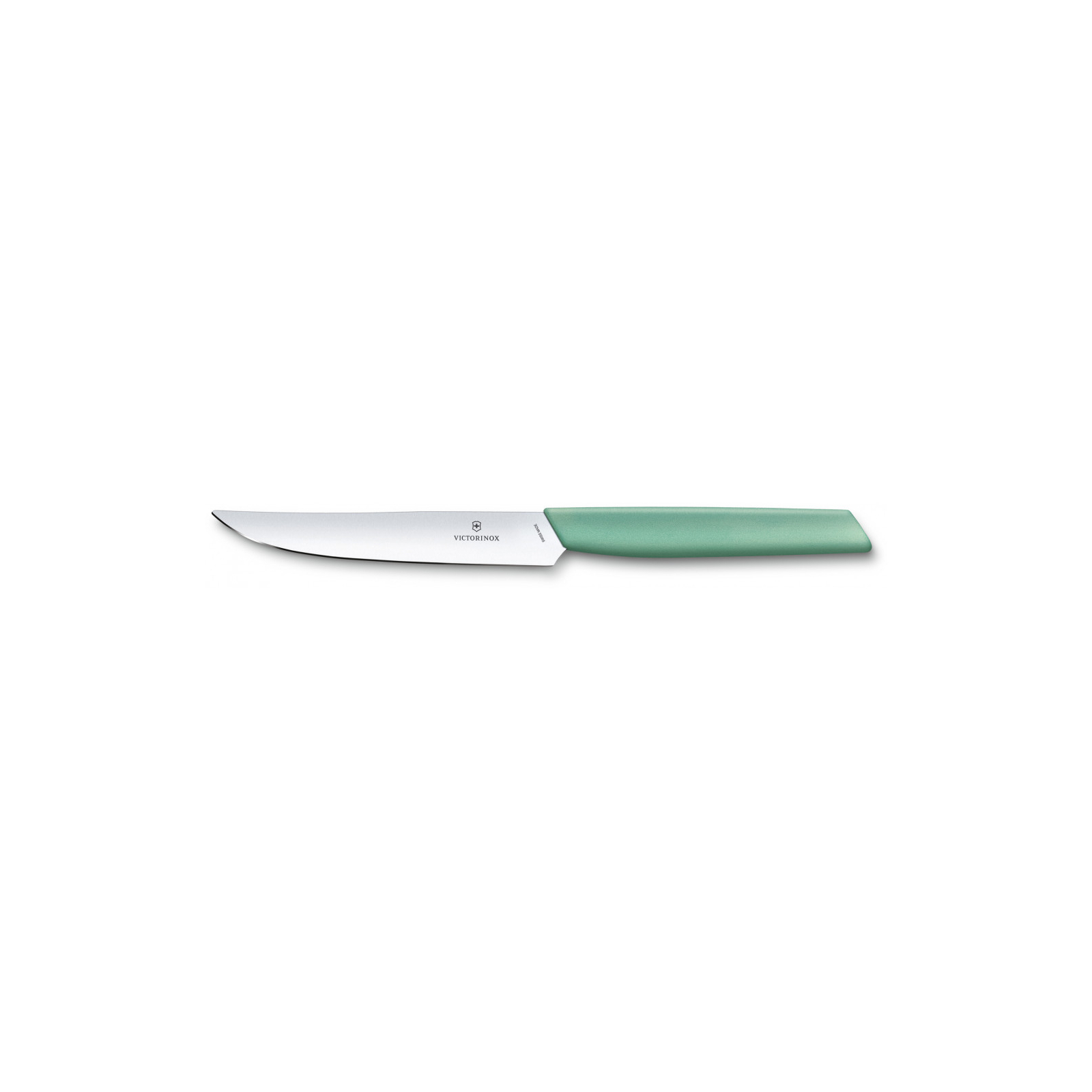 Кухонный нож Victorinox Swiss Modern Steak 12 см Мятний (6.9006.1241)