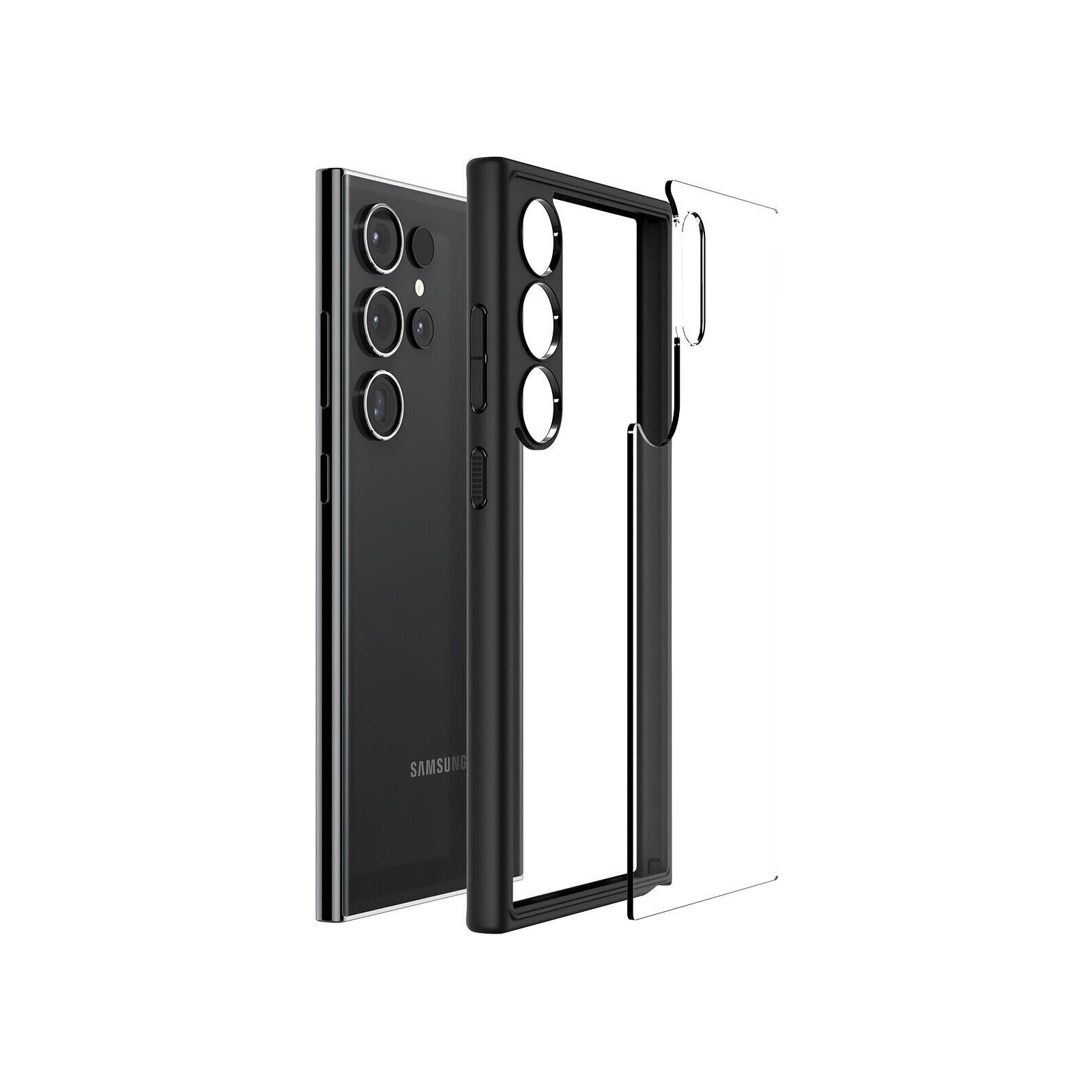 Чохол до мобільного телефона Spigen Samsung Galaxy S24 Ultra Ultra Hybrid Matte Black (ACS07295) зображення 6