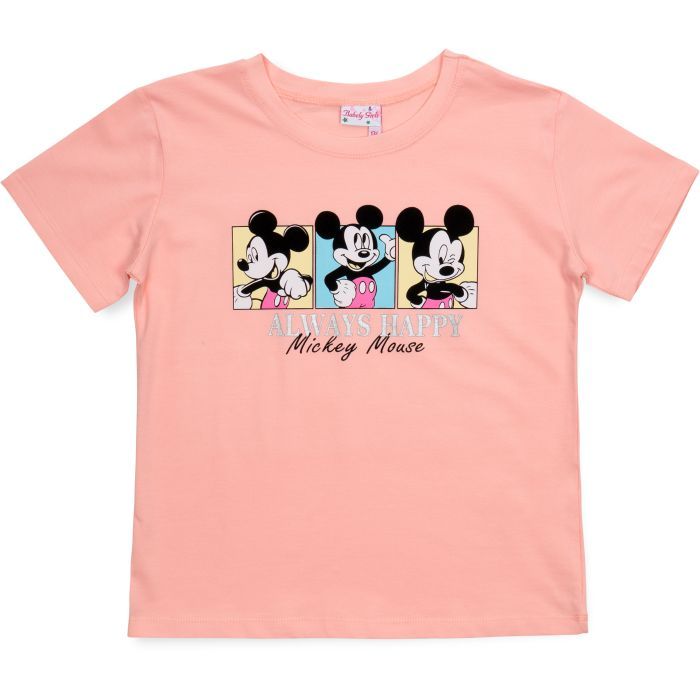 Футболка дитяча Breeze ALWAYS HAPPY (18742-164G-peach)