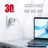 Зарядний пристрій Intaleo 30W GAN USB-C PD+USB-A QC 3.0 white (1283126578274) зображення 5